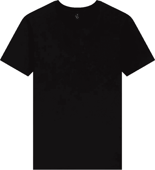 T-Shirts in Black: Unisex Organic T-Shirt EP01 von EarthPositive
