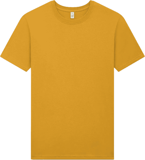 T-Shirts in Burnt Yellow (Mango): Unisex Organic T-Shirt EP01 von EarthPositive
