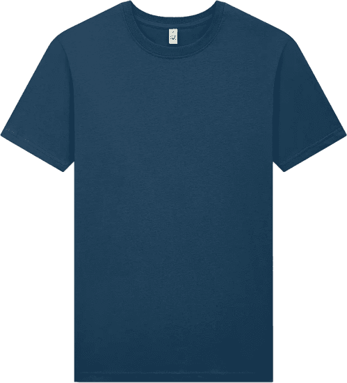 T-Shirts in Denim: Unisex Organic T-Shirt EP01 von EarthPositive