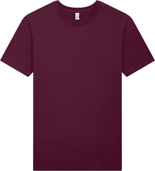 T-Shirts in Burgundy: Unisex Organic T-Shirt EP01 von EarthPositive