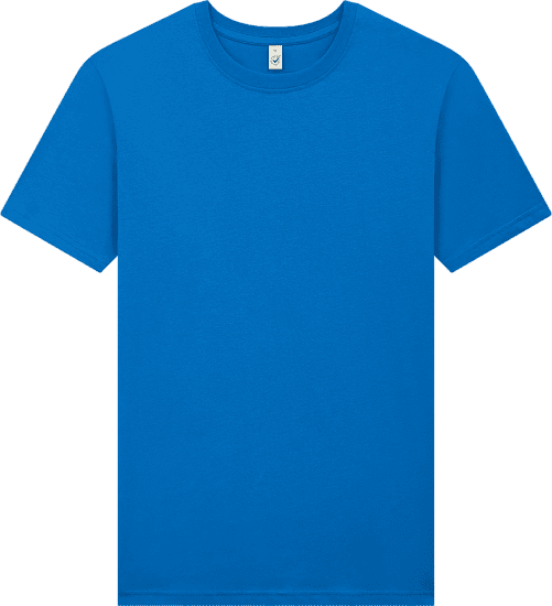 T-Shirts in Bright Blue: Unisex Organic T-Shirt EP01 von EarthPositive