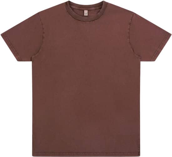 T-Shirts in Stone Washed Burgundy: Unisex Organic T-Shirt EP01 von EarthPositive