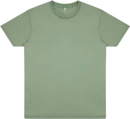 T-Shirts in Stone Washed Sage Green: Unisex Organic T-Shirt EP01 von EarthPositive