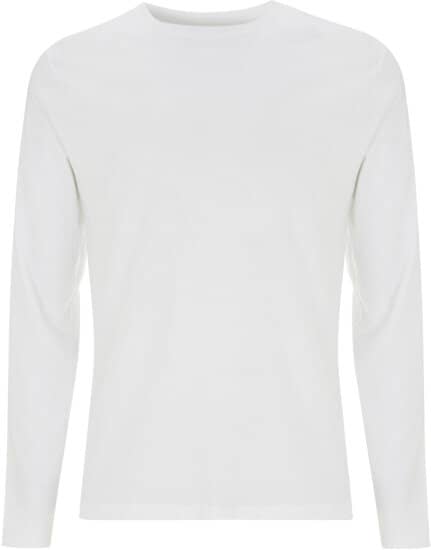 Longsleeves in White: Unisex Organic Longsleeve T-Shirt EP01L von EarthPositive