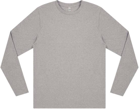 Longsleeves in Light Heather: Unisex Organic Longsleeve T-Shirt EP01L von EarthPositive