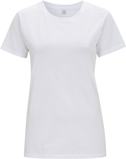 T-Shirts in White: Women`s Classic Jersey T-Shirt EP02 von EarthPositive