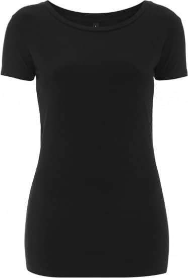 T-Shirts in Black: Women`s Classic Stretch T-Shirt EP06 von EarthPositive