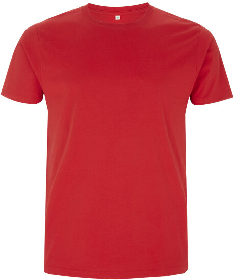 T-Shirts in Red: Mens/Unisex Organic T-Shirt EP100 von EarthPositive