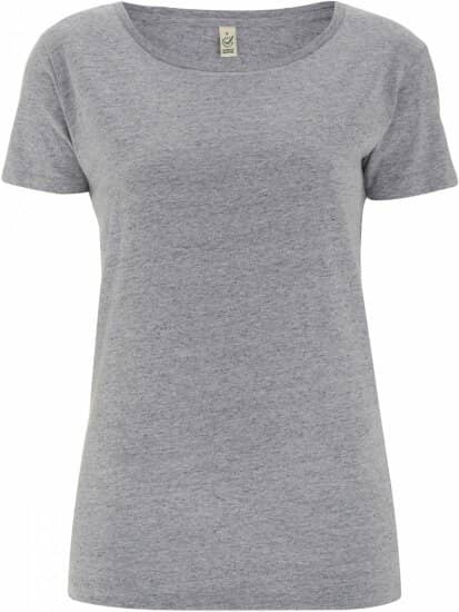 T-Shirts in Grey Marl: Women`s Special Yarn Effect T-Shirt EP14 von EarthPositive