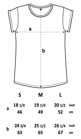 T-Shirts: Women`s Rolled Up Sleeve Organic EP16 von EarthPositive