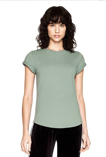T-Shirts: Women`s Rolled Up Sleeve Organic EP16 von EarthPositive