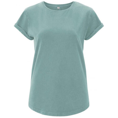 EarthPositive Women`s Rolled Up Sleeve Organic 