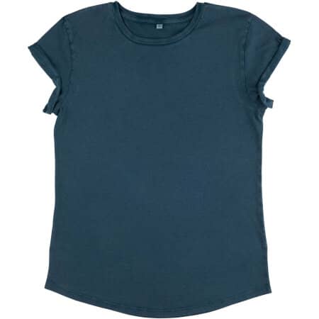 EarthPositive Women`s Rolled Up Sleeve Organic Stone Washed Denim