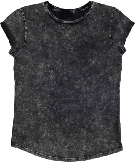 T-Shirts in Acid Black: Women`s Rolled Up Sleeve Organic EP16 von EarthPositive