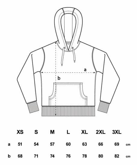 Hoodies: Unisex Organic Pullover Hood - EP EP51P von EarthPositive