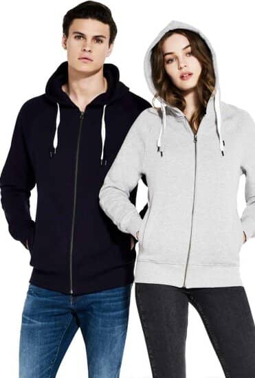 Jacken: Unisex Zip-Up Hoody EP60Z von EarthPositive