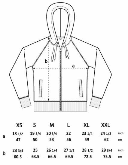 Jacken: Unisex Zip-Up Hoody EP60Z von EarthPositive