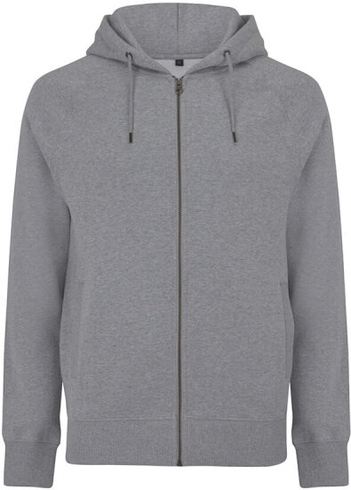 Jacken in Melange Grey: Earthpositive Unisex Zip-Up Hoody EP61Z von EarthPositive