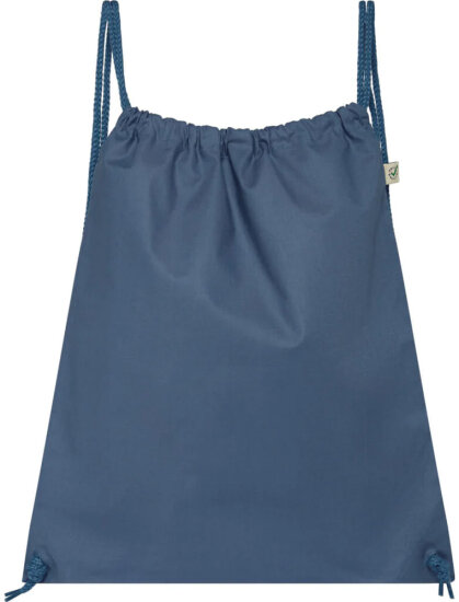 Taschen in Faded Denim: Drawstring Gym Bag EP76 von EarthPositive
