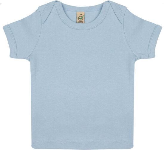 T-Shirts in Soft Blue: Earthpositive® Baby Organic Lap T-Shirt EPB01 von EarthPositive