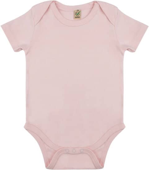 Bodies und Schlafanzüge in Powder Pink: Baby Organic Babygrow EPB02 von EarthPositive