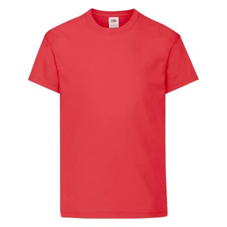 Fruit of the Loom Kids Original T Red