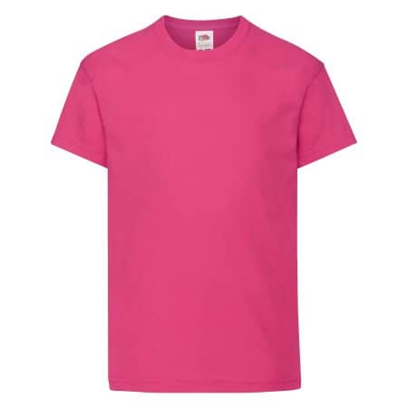 Fruit of the Loom Kids Original T Fuchsia