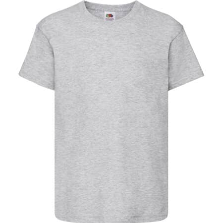 Fruit of the Loom Kids Original T Heather Grey