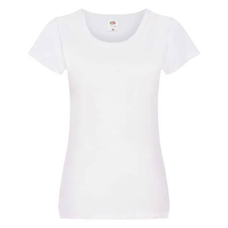 Fruit of the Loom Ladies Original T White