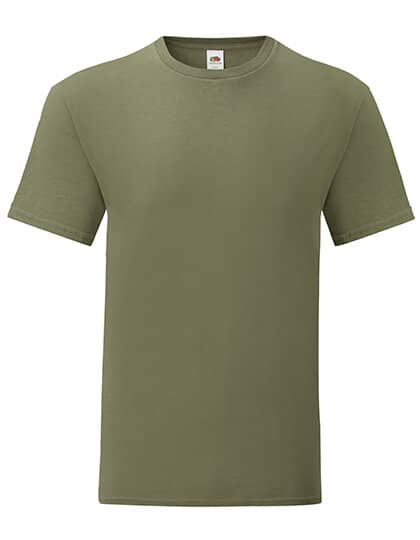 T-Shirts in Classic Olive: Iconic T F130 von Fruit of the Loom