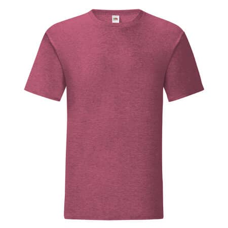 Fruit of the Loom Iconic T Heather Burgundy