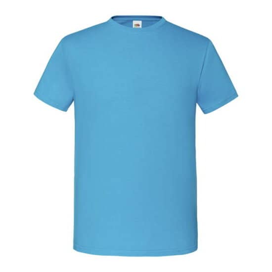 T-Shirts in Azure Blue: Iconic T F130 von Fruit of the Loom