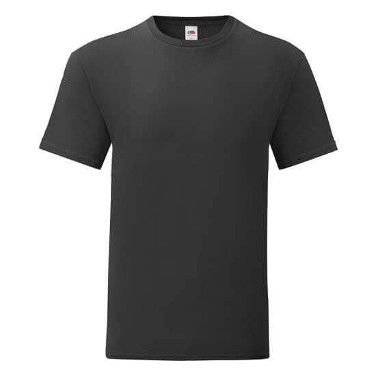 T-Shirts in Black: Iconic T F130 von Fruit of the Loom