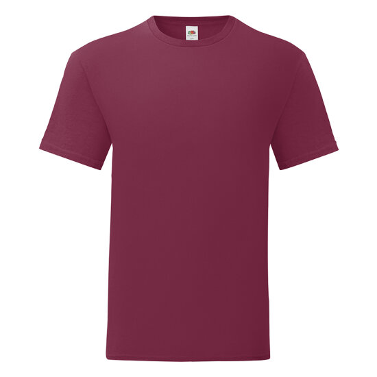 T-Shirts in Burgundy: Iconic T F130 von Fruit of the Loom