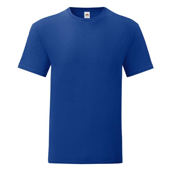 T-Shirts in Cobalt Blue: Iconic T F130 von Fruit of the Loom
