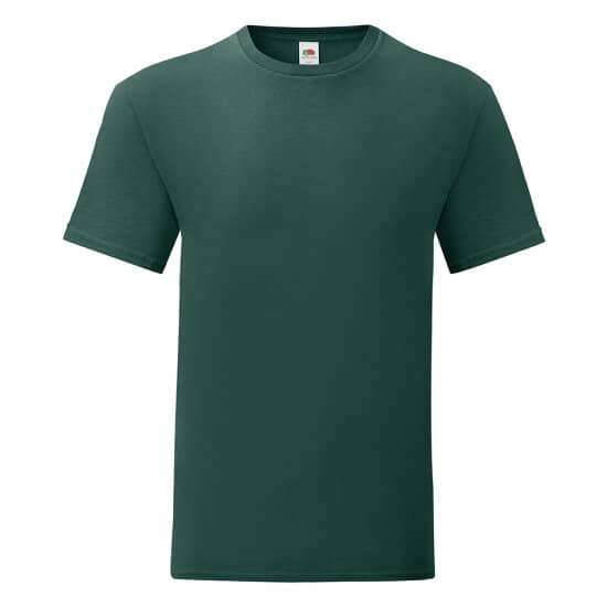 T-Shirts in Forest Green: Iconic T F130 von Fruit of the Loom