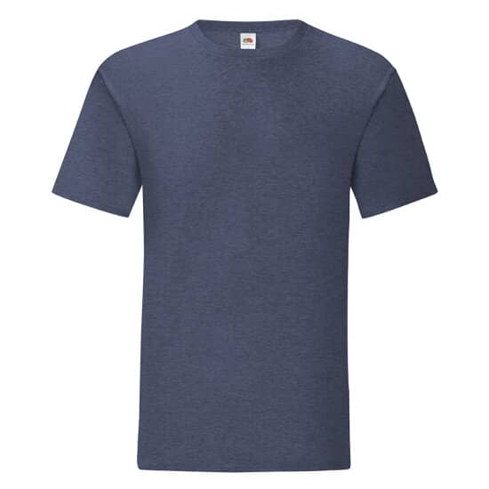 T-Shirts in Heather Navy: Iconic T F130 von Fruit of the Loom