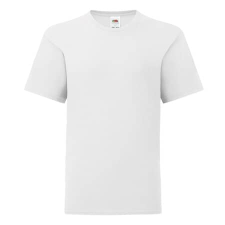 Fruit of the Loom Kids Iconic T White