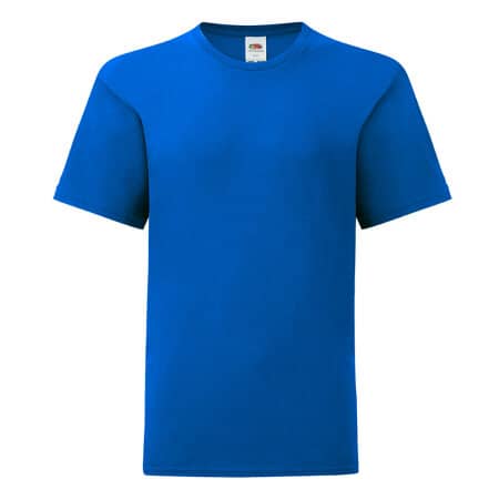 Fruit of the Loom Kids Iconic T Royal Blue