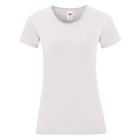 Fruit of the Loom Ladies Iconic T White