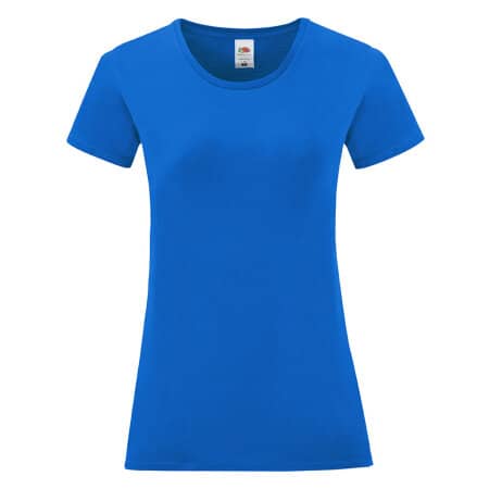 Fruit of the Loom Ladies Iconic T Royal Blue