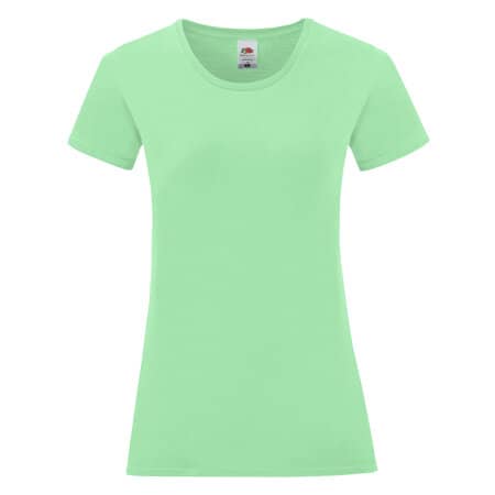 Fruit of the Loom Ladies Iconic T Neo Mint