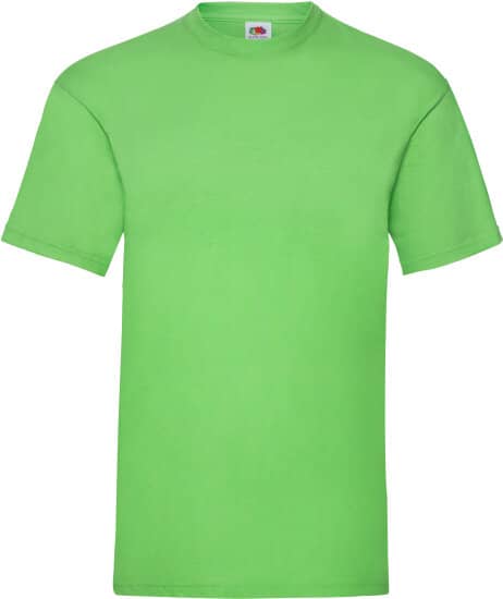 T-Shirts in Lime: Valueweight T F140 von Fruit of the Loom
