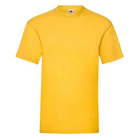 T-Shirts in Sunflower: Valueweight T F140 von Fruit of the Loom