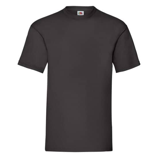 T-Shirts in Black: Valueweight T F140 von Fruit of the Loom