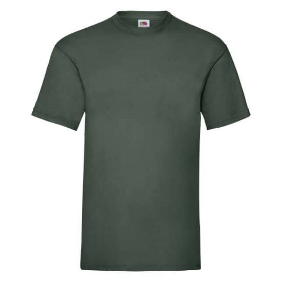 T-Shirts in Bottle Green: Valueweight T F140 von Fruit of the Loom