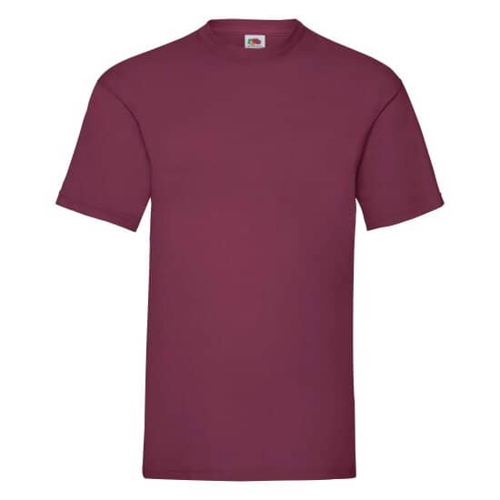 T-Shirts in Burgundy: Valueweight T F140 von Fruit of the Loom