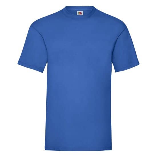 T-Shirts in Royal Blue: Valueweight T F140 von Fruit of the Loom