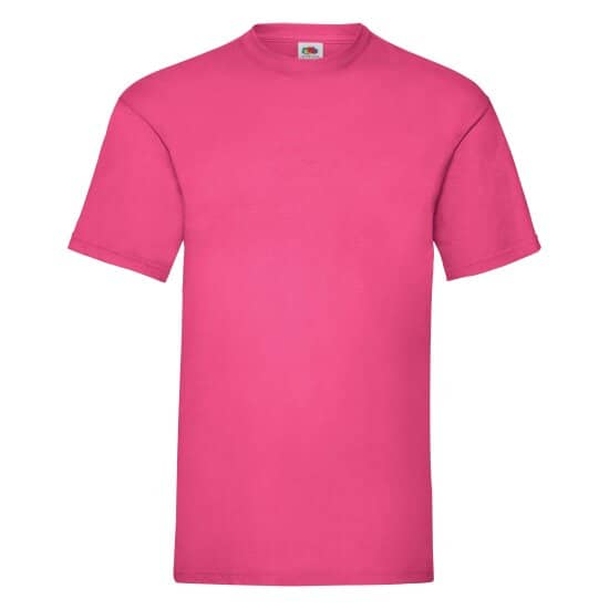 T-Shirts in Fuchsia: Valueweight T F140 von Fruit of the Loom