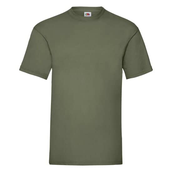 T-Shirts in Classic Olive: Valueweight T F140 von Fruit of the Loom